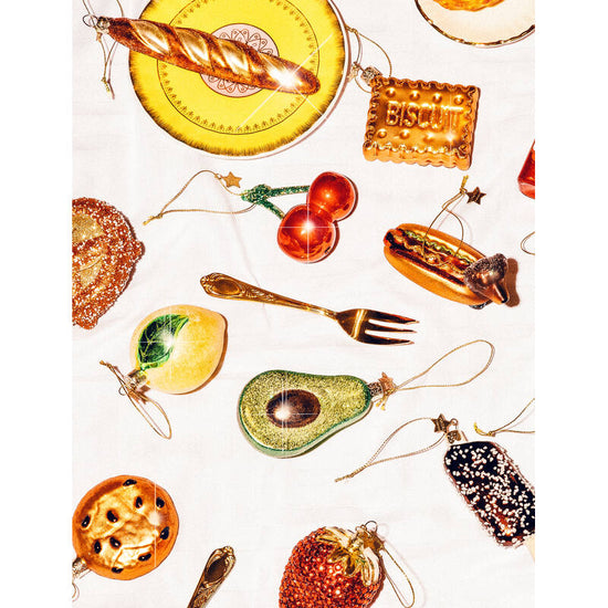 Glass Gold Pretzel Ornament by Vondels