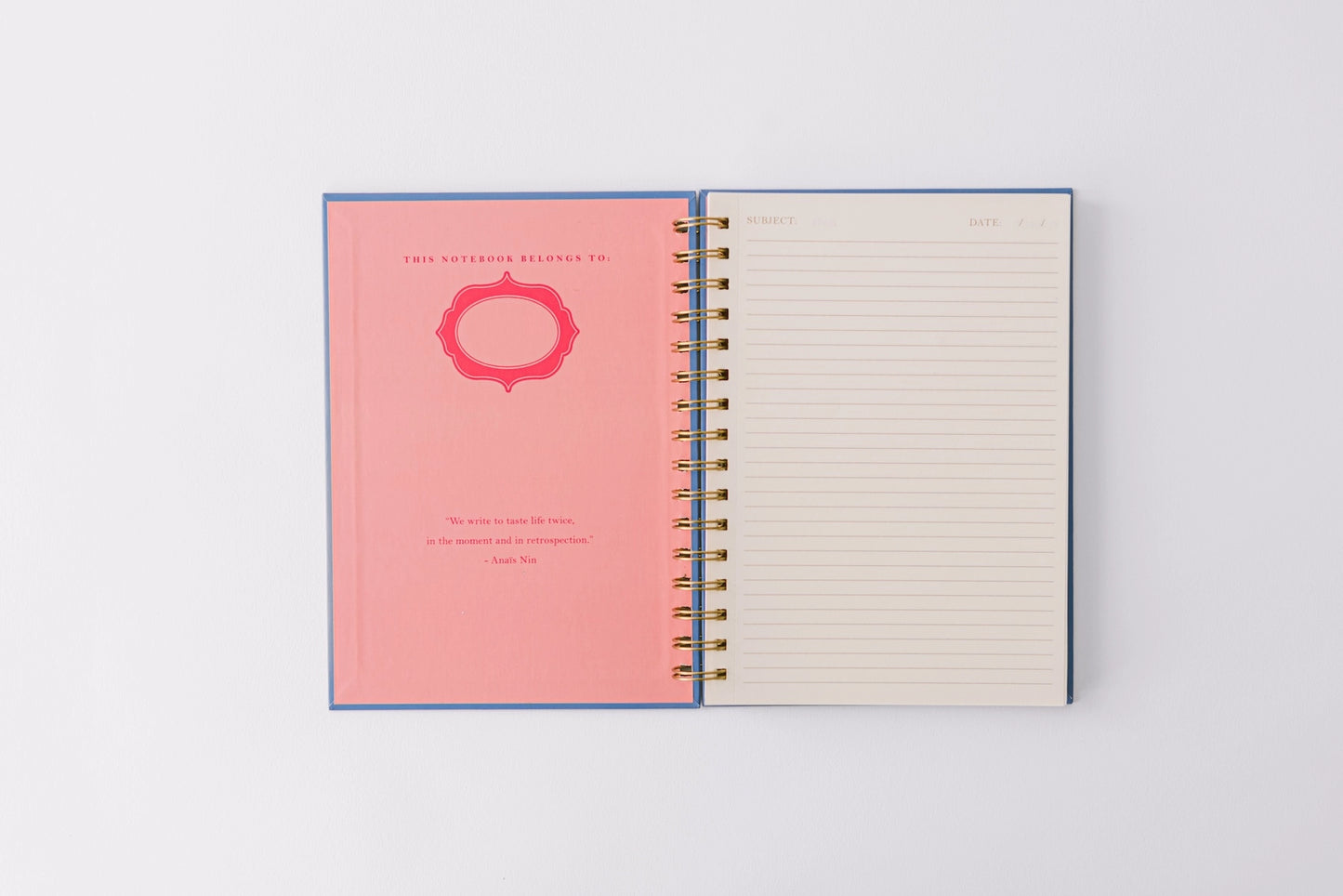 Stamp Pattern Writer's Notebook by Good JuJu Ink