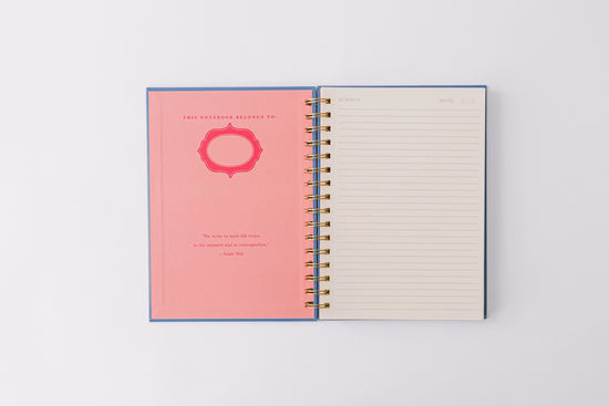 Stamp Pattern Writer's Notebook by Good JuJu Ink