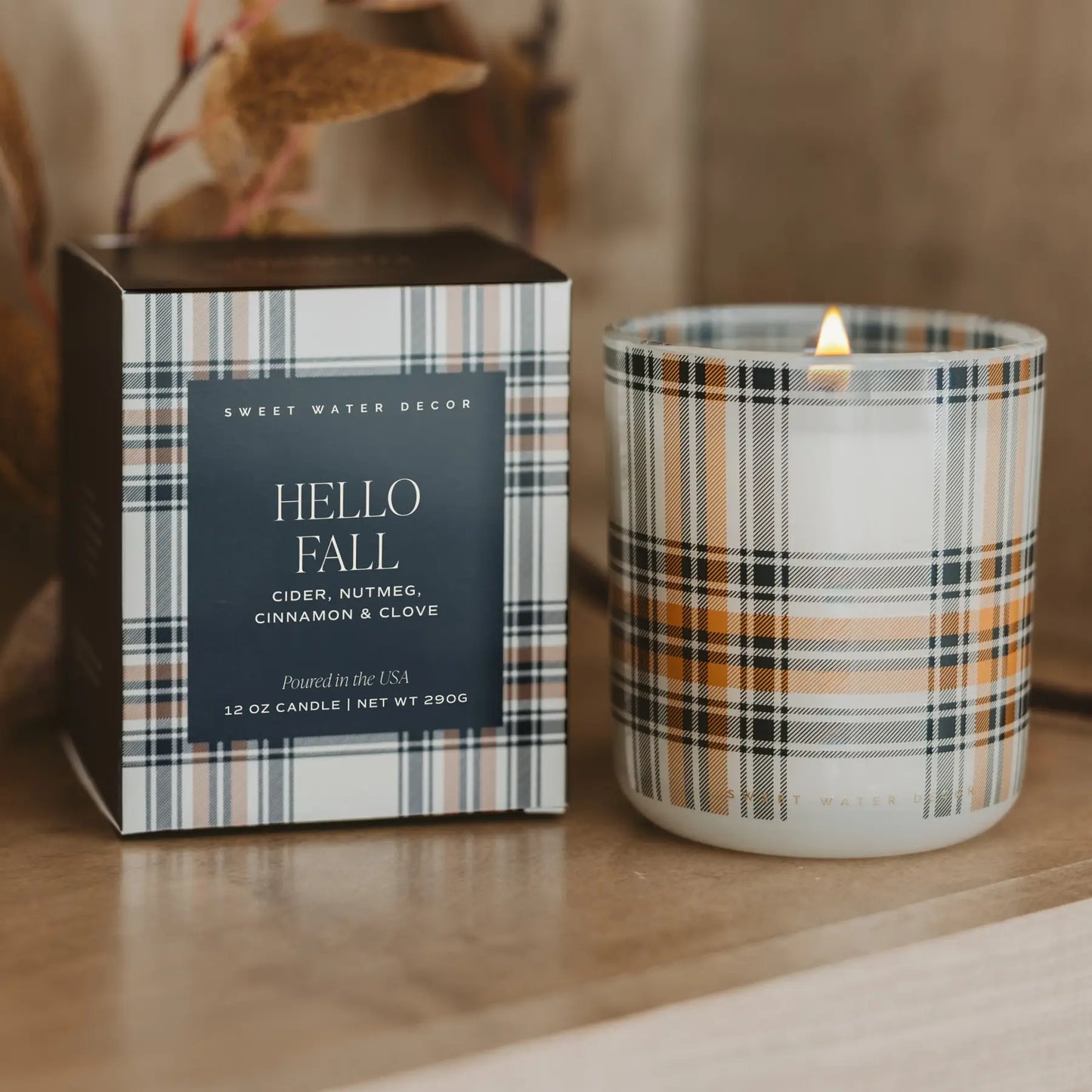 Hello Fall Candle