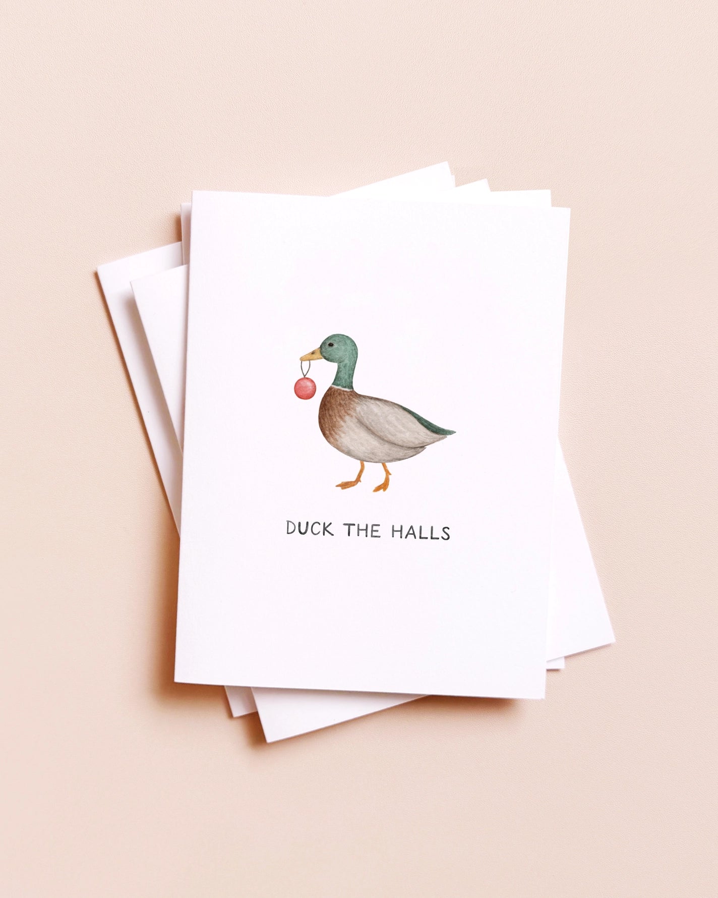 Duck The Halls Card