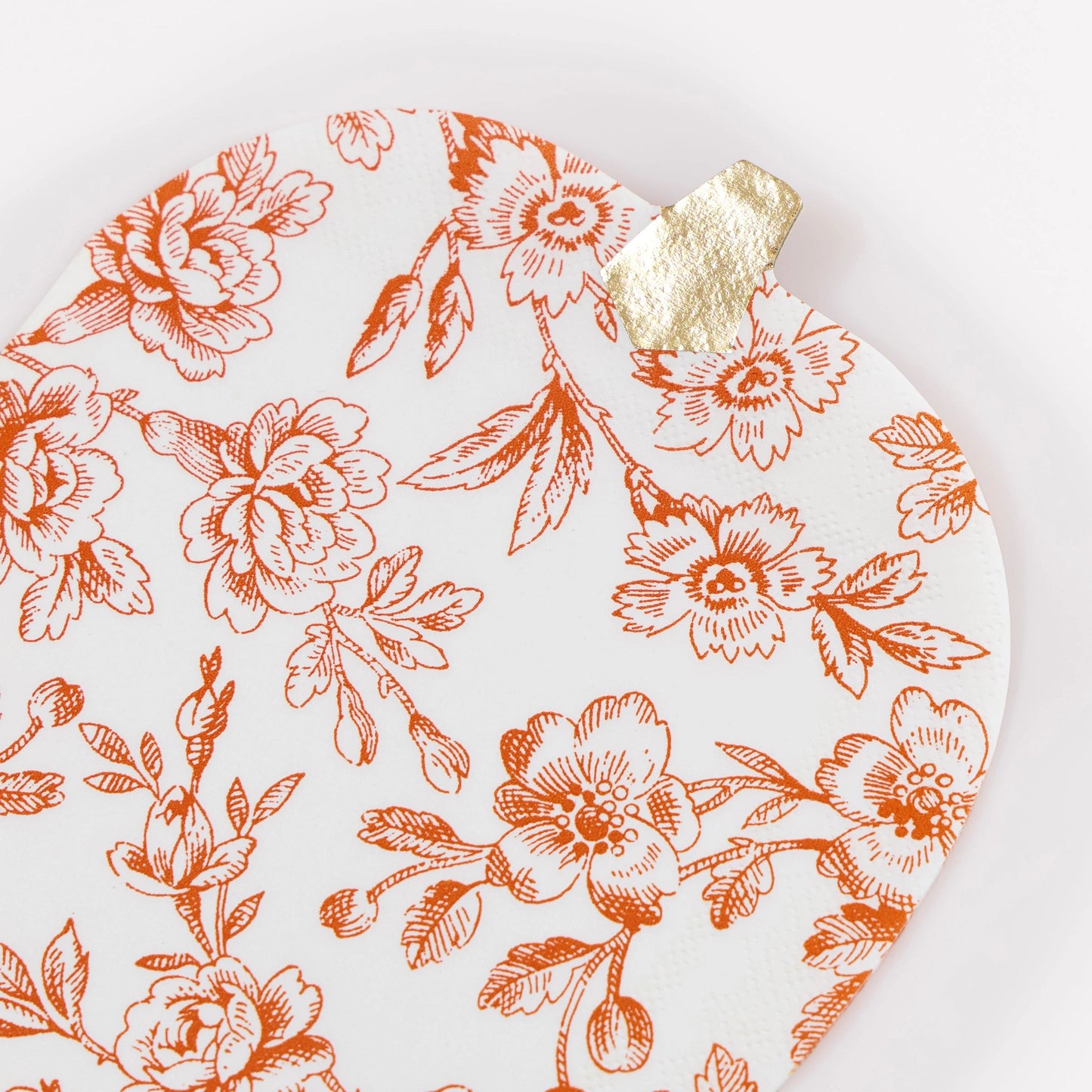 Toile Pumpkin Napkins