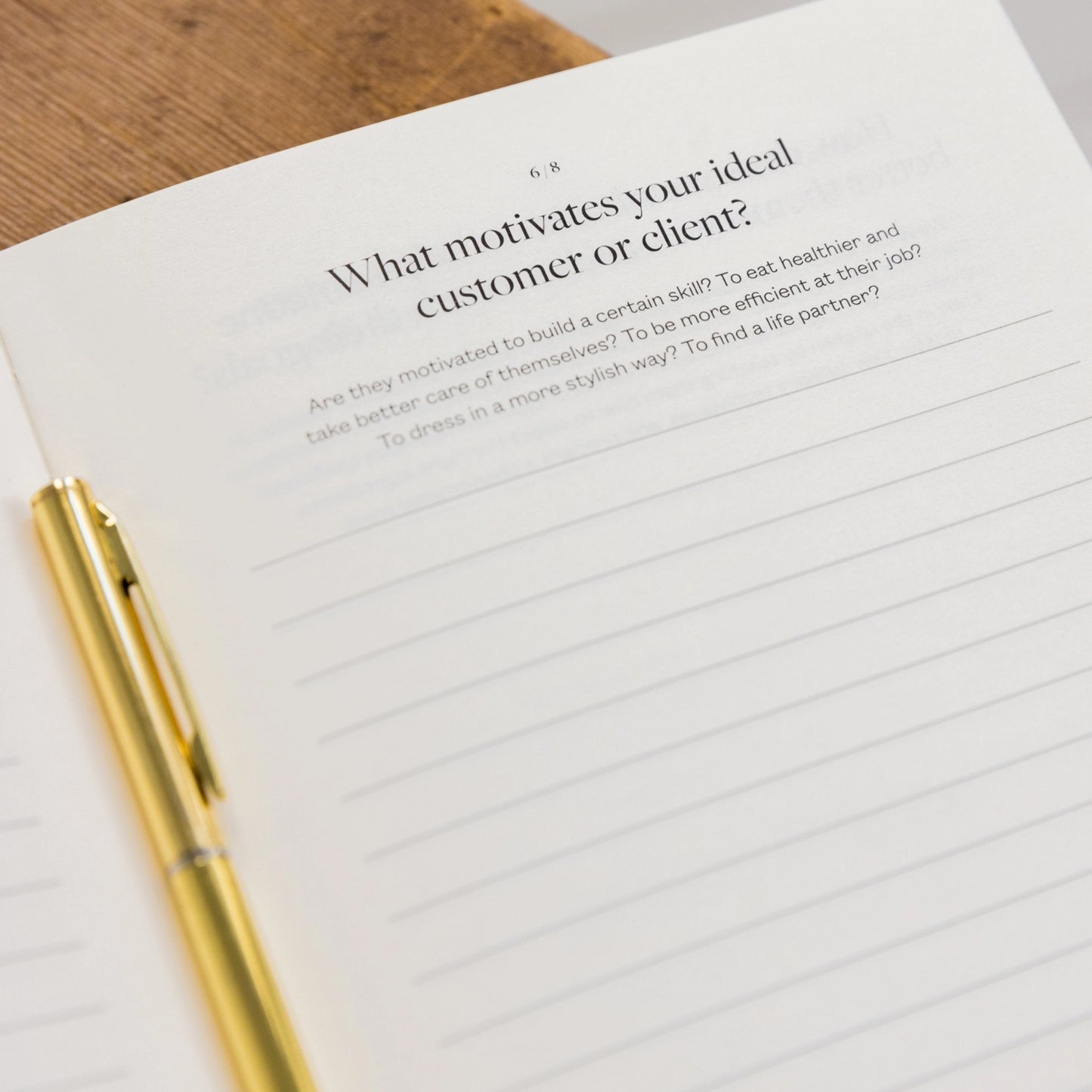 Bedside Business Plan Guided Idea Journal