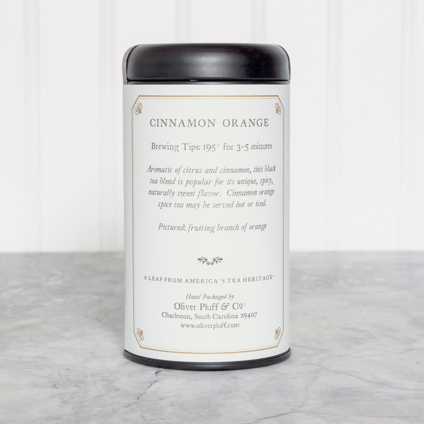 Cinnamon Orange Spiced Black Tea by Oliver Pluff & Company
