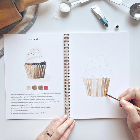 Baking Watercolor Workbook by Emily Lex Studio