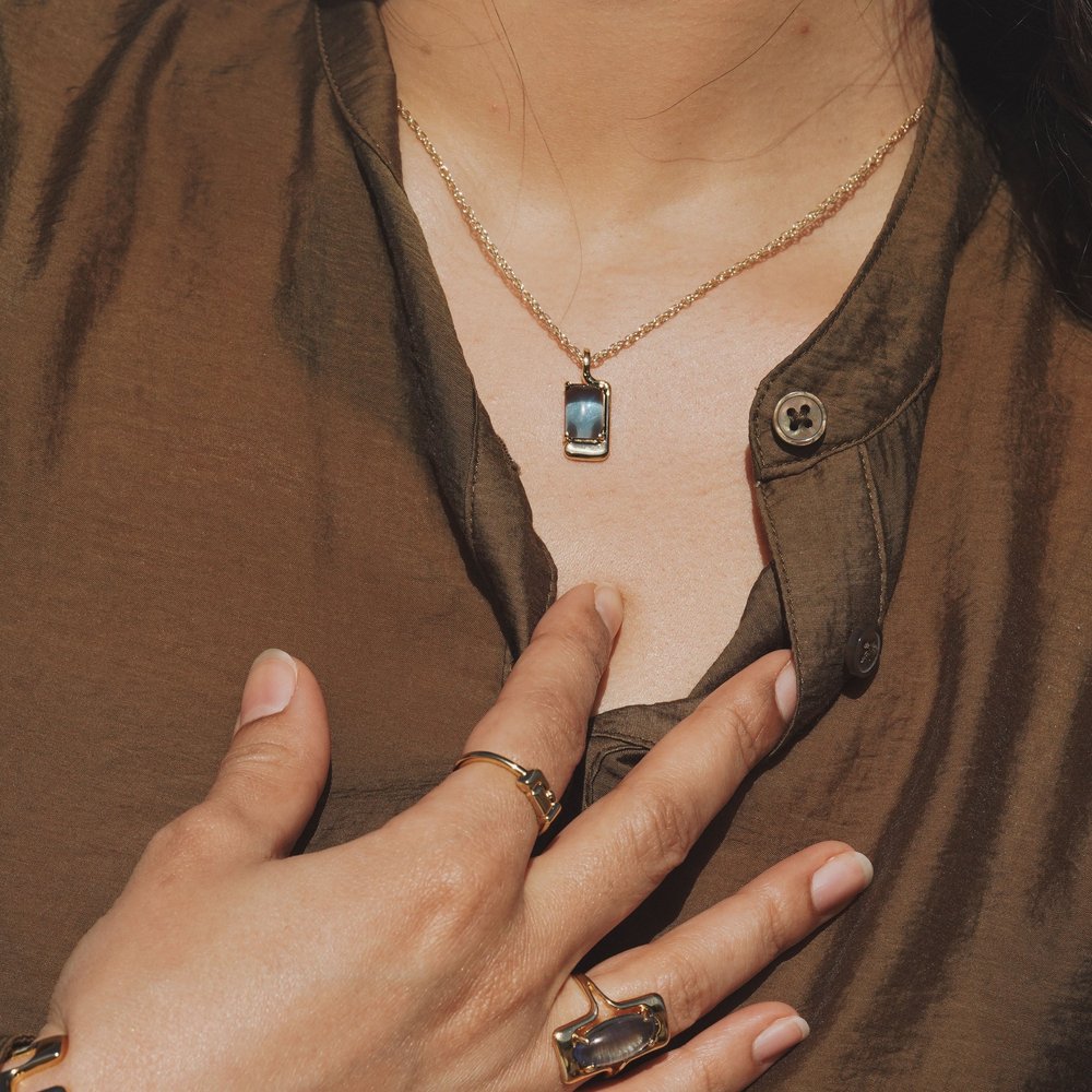 Foster Necklace - Blue by Lindsay Lewis