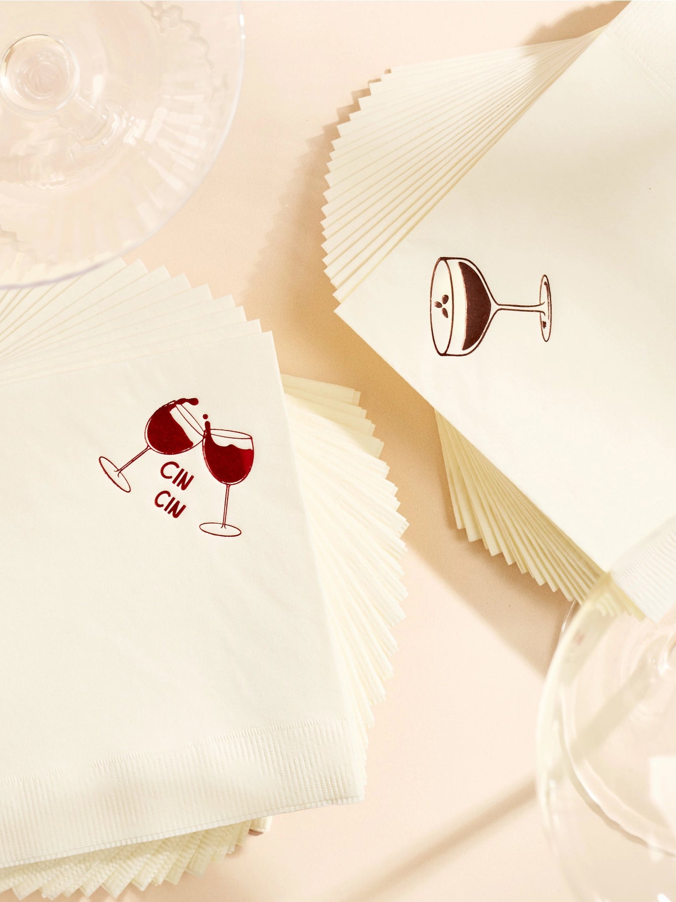 Cin Cin Wine Cheers Cocktail Napkins