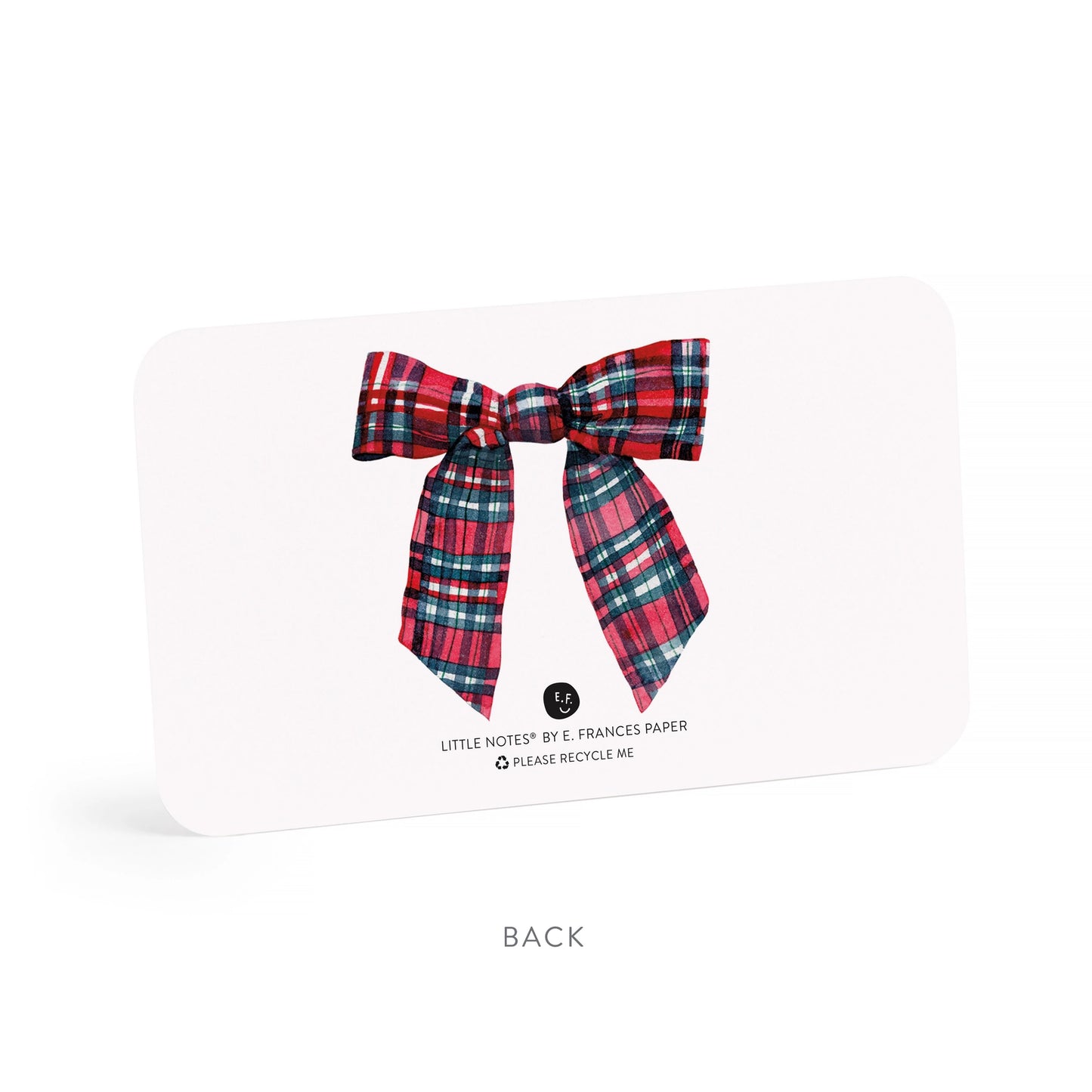 Plaid Bow Christmas Little Notes®