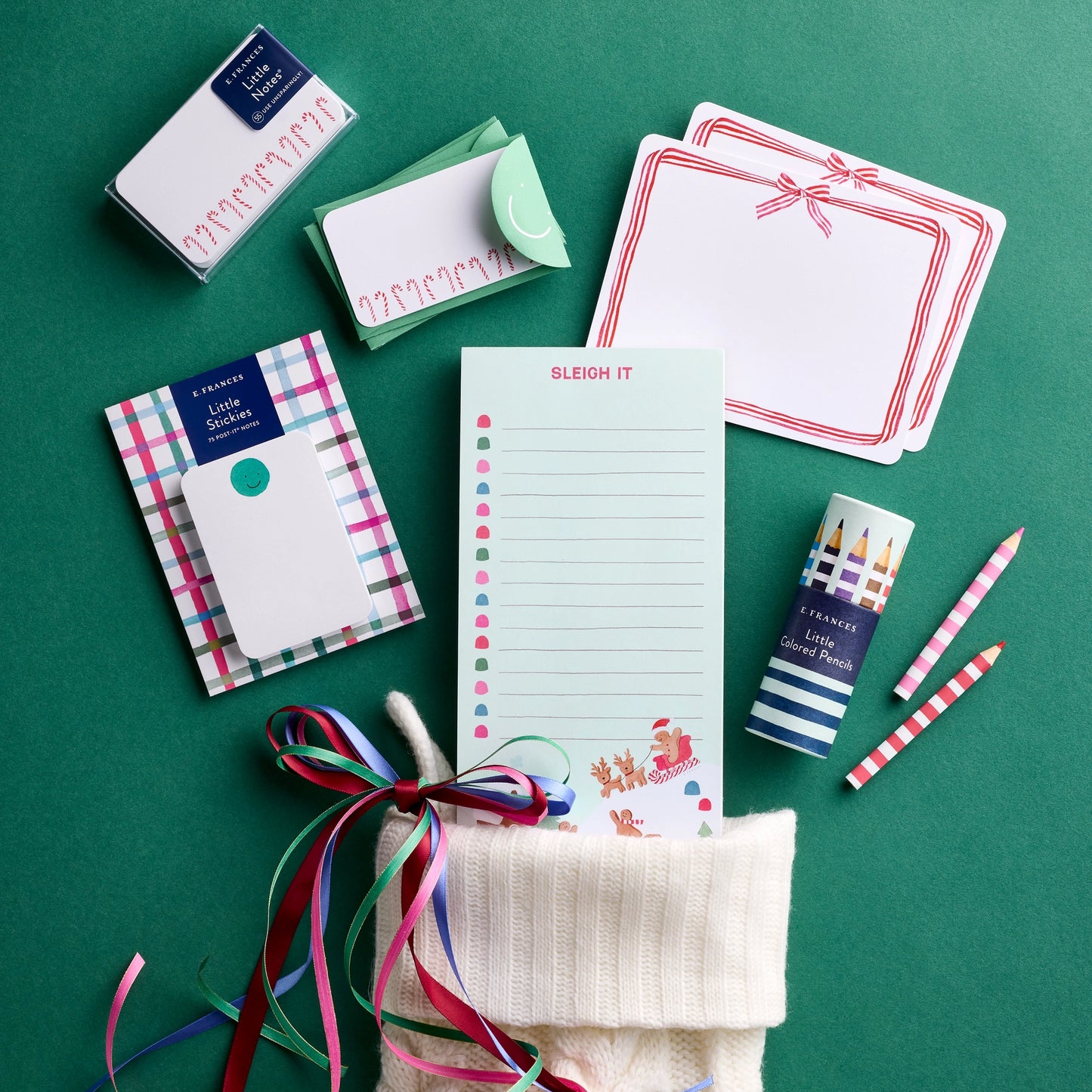 Sleigh It Gingerbread Market Notepad