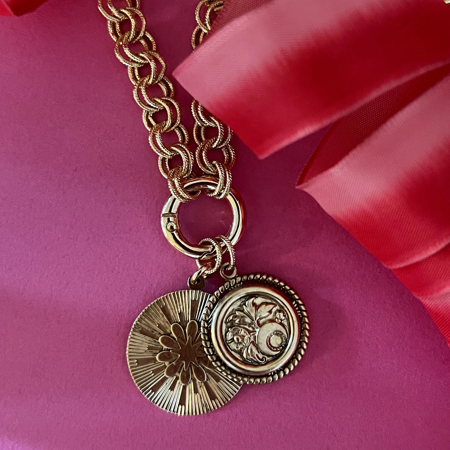 Cosima Chunky Link Necklace by Sandrine France Studio