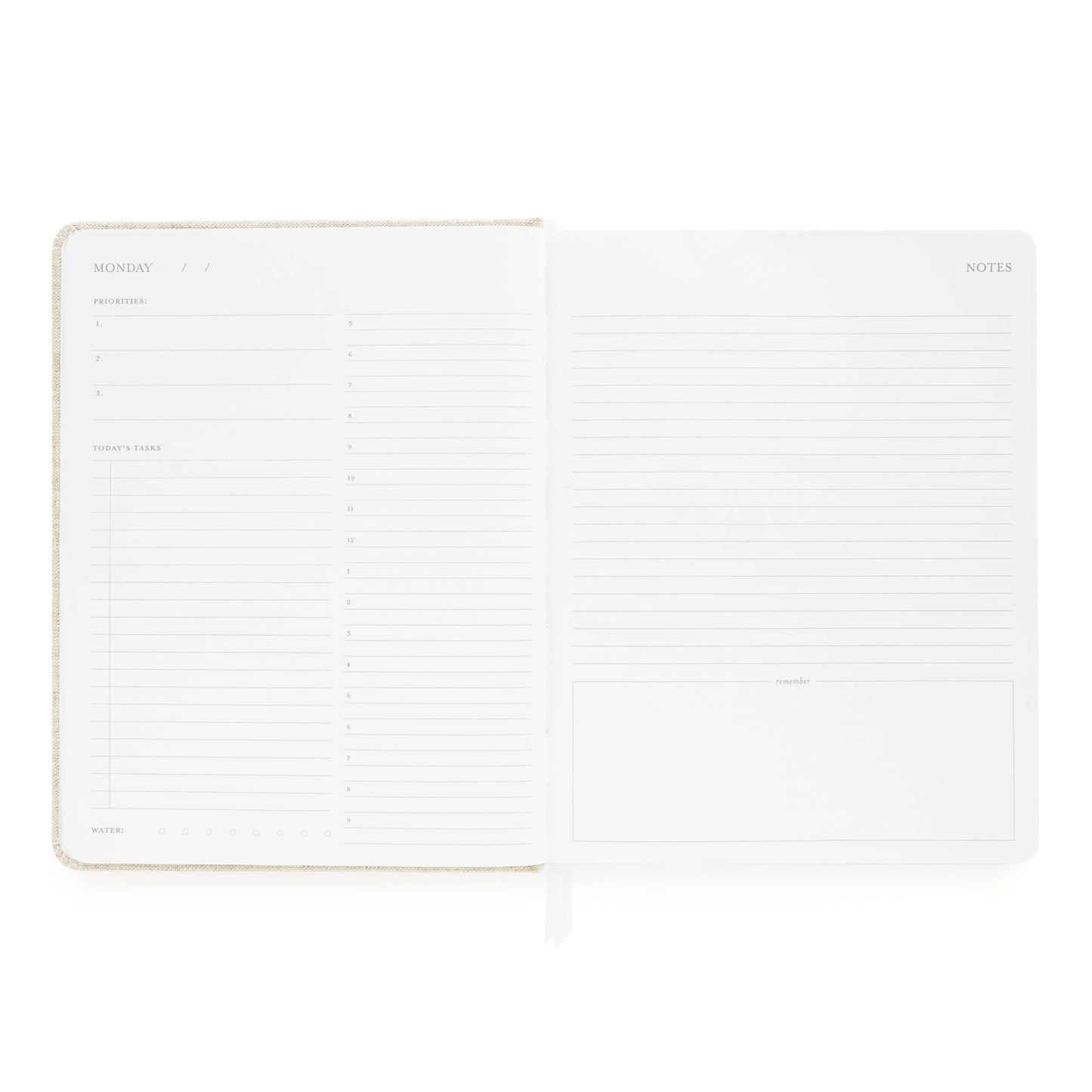 Chambray Daily Planner - Undated by Sugar Paper