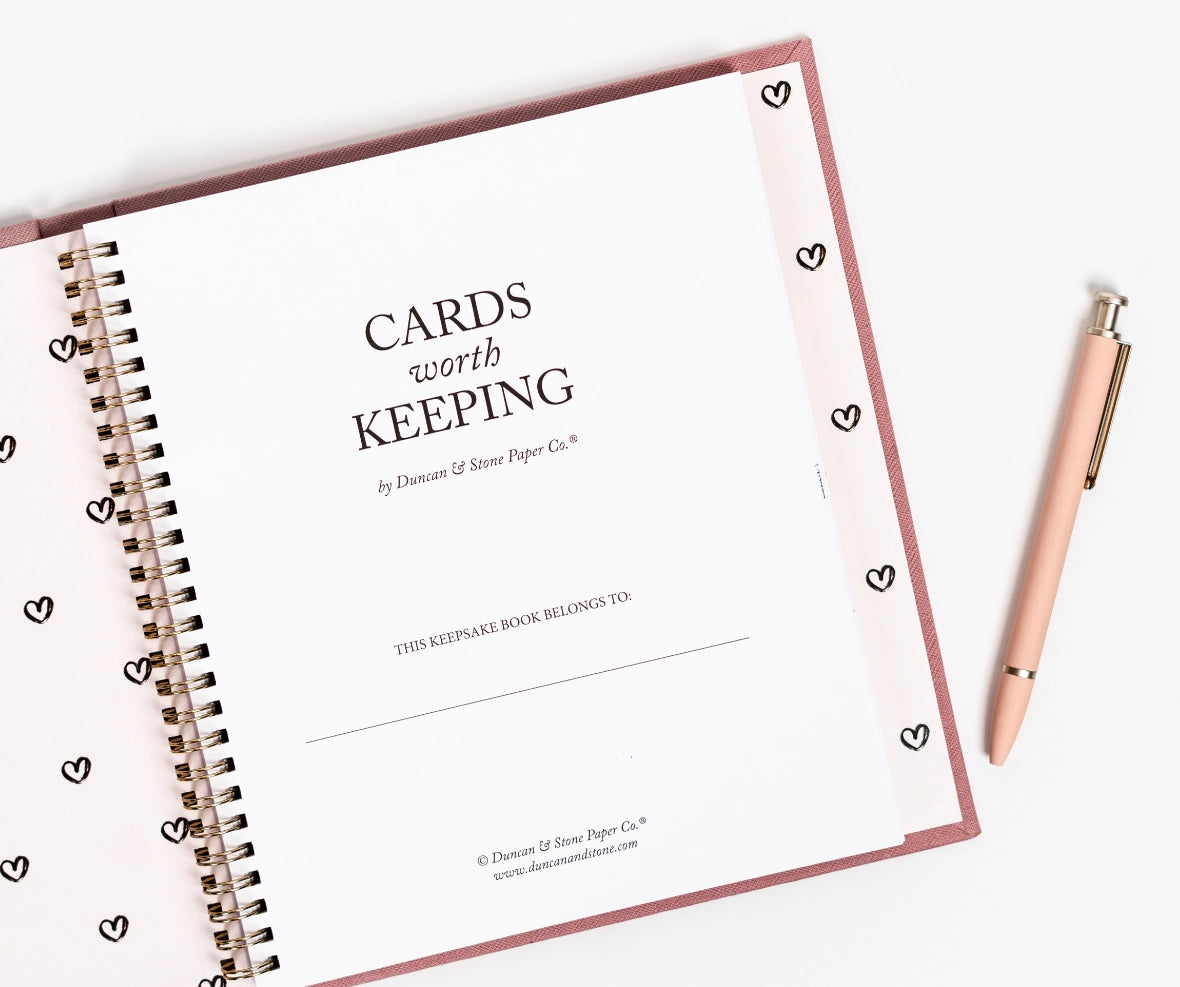 Cards Worth Keeping Journal