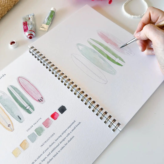 Tropical Watercolor Workbook by Emily Lex Studio