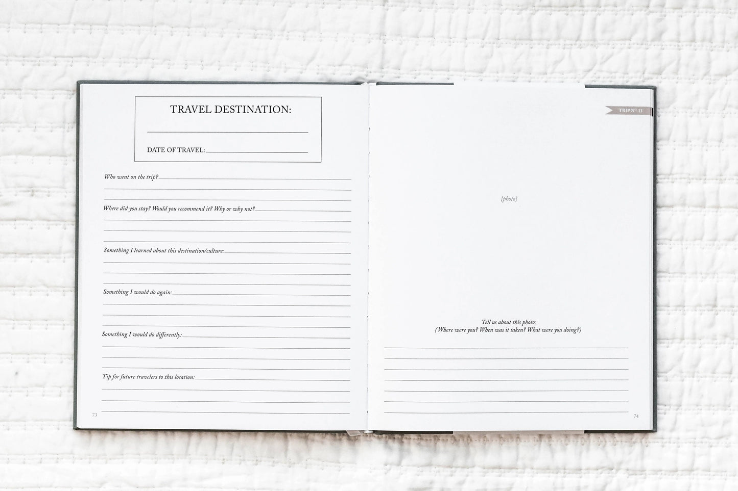 Travel Journal, Blush