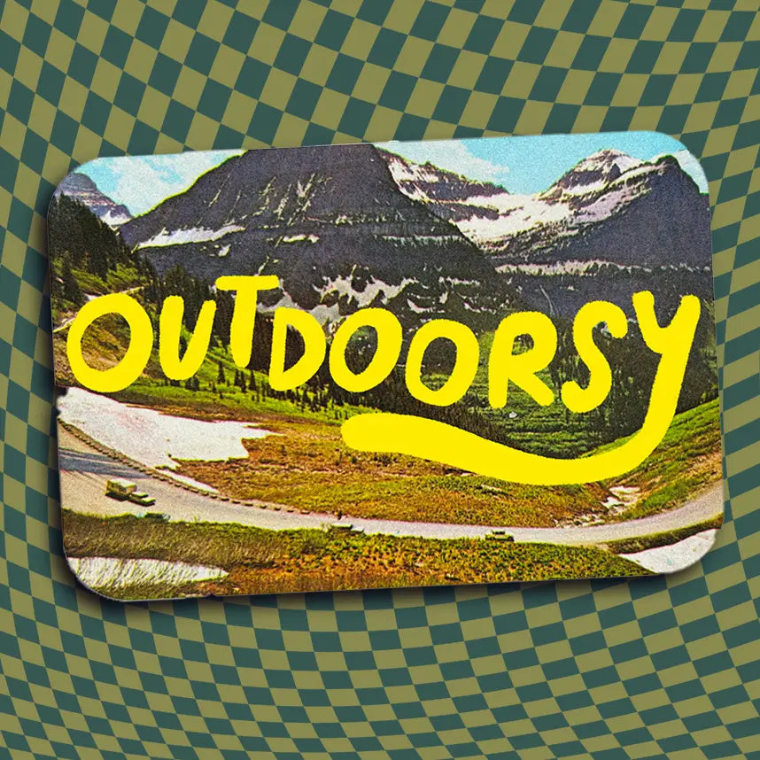 Outdoorsy Vinyl Sticker