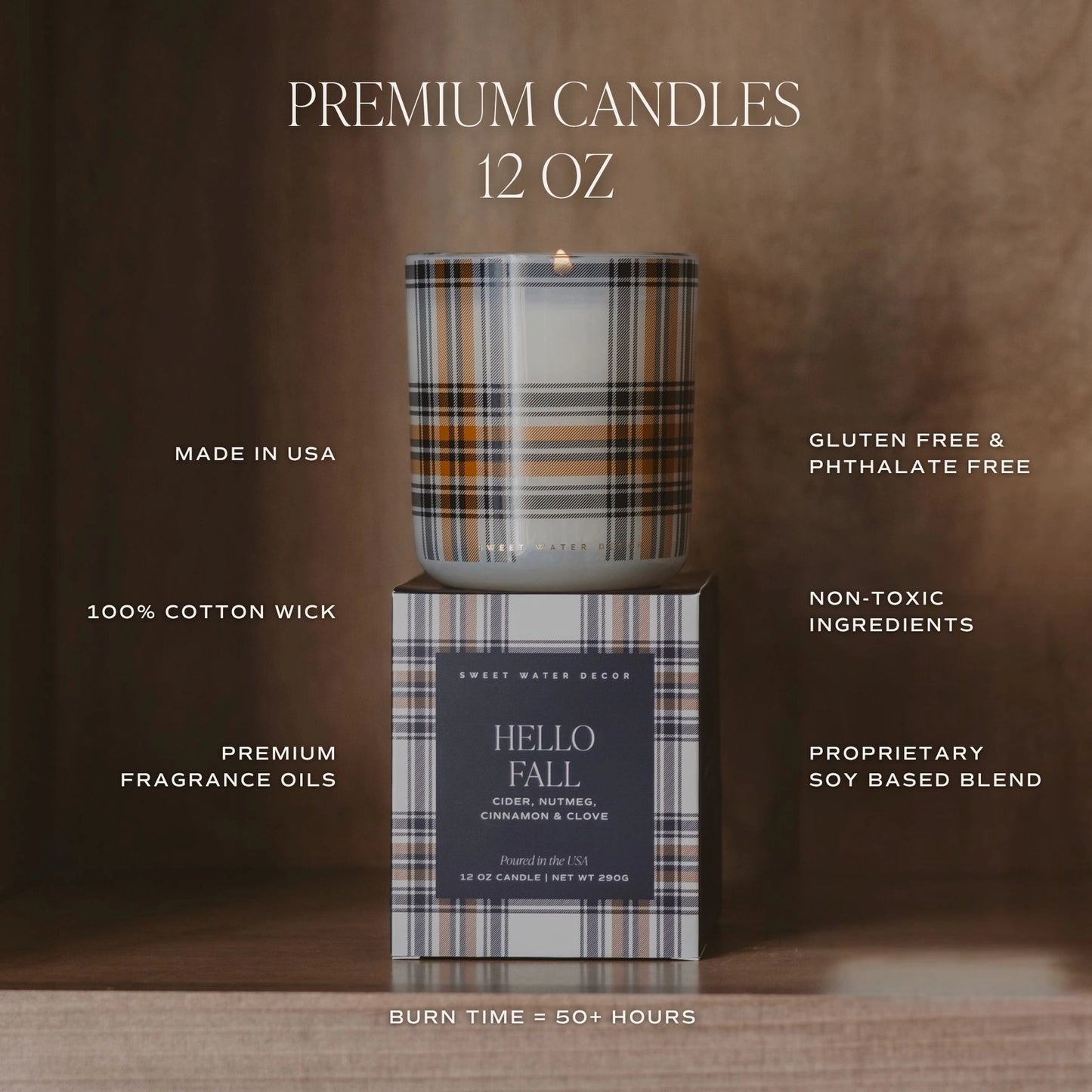 Hello Fall Candle