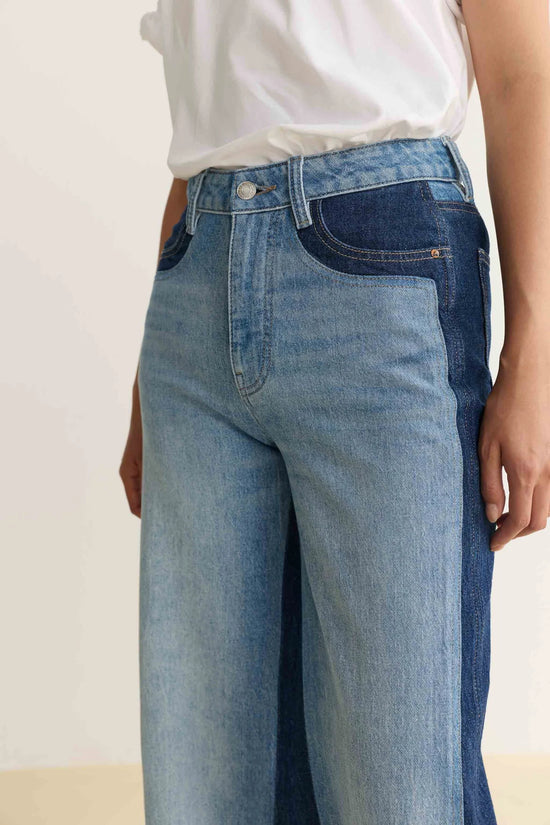 NCE Wide Leg Jeans, All Mixed Up by Warp + Weft