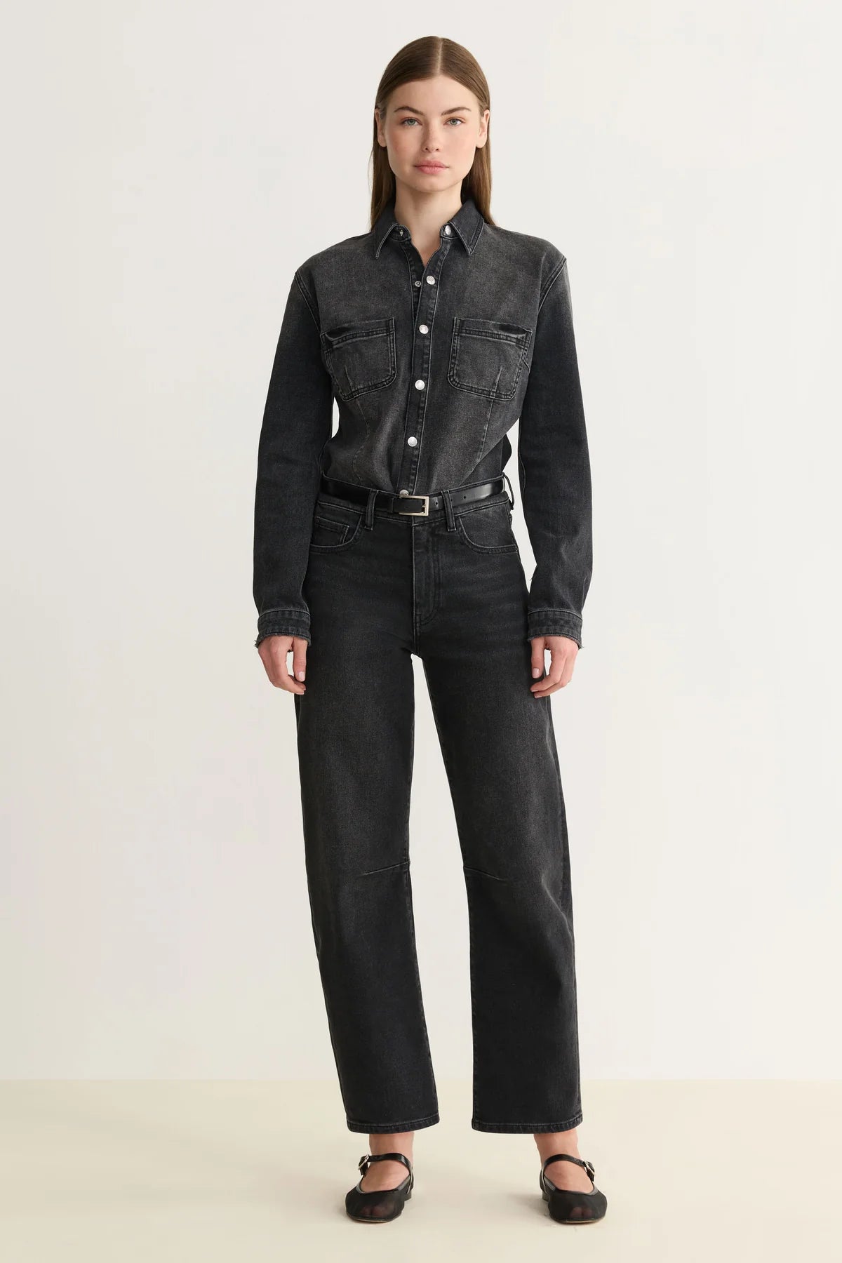 PMI Western Denim Shirt, In The Night by Warp + Weft