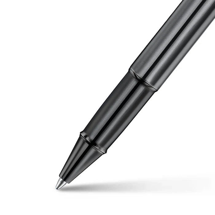 Sheaffer 100 9375 Ionic Gunmetal Grey Rollerball Pen with Shiny Pvd Trims