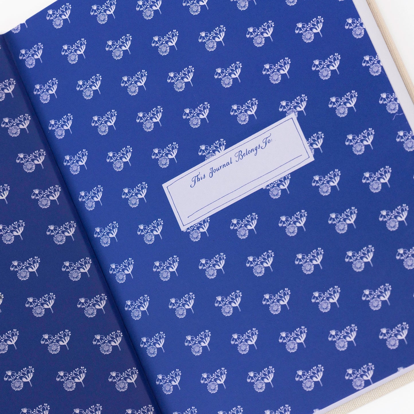 Moomintroll Garden Embroidered Journal with Blank Pages