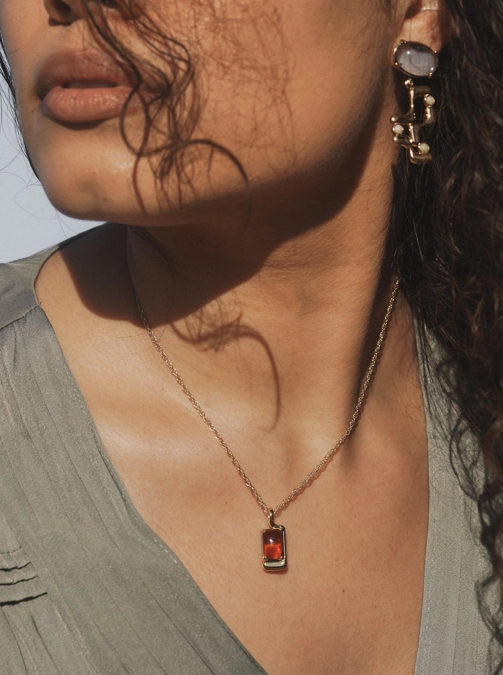 Foster Necklace - Brown by Lindsay Lewis