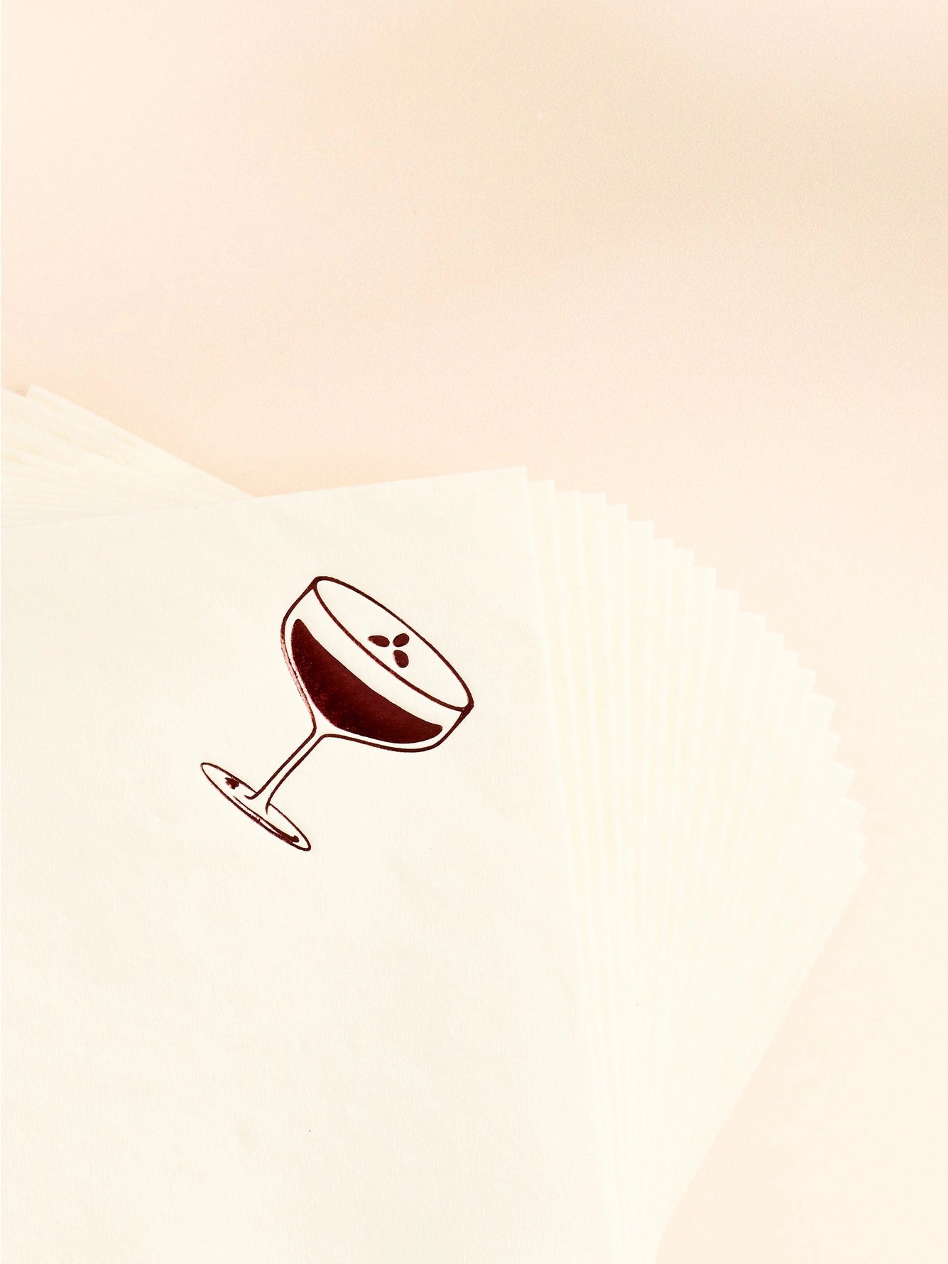 Espresso Martini Cocktail Napkins