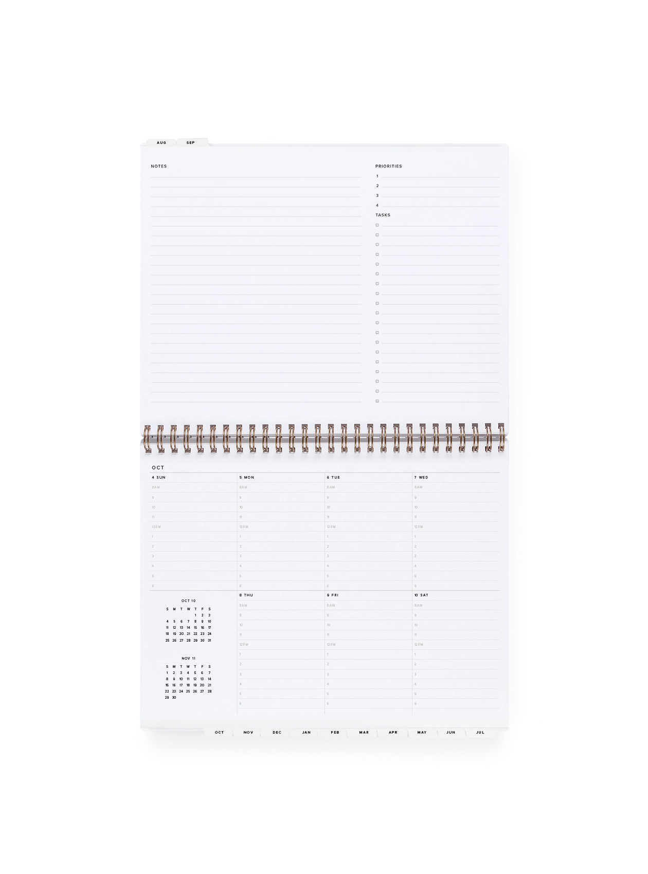 Appointed 2027 Weekly Task Planner