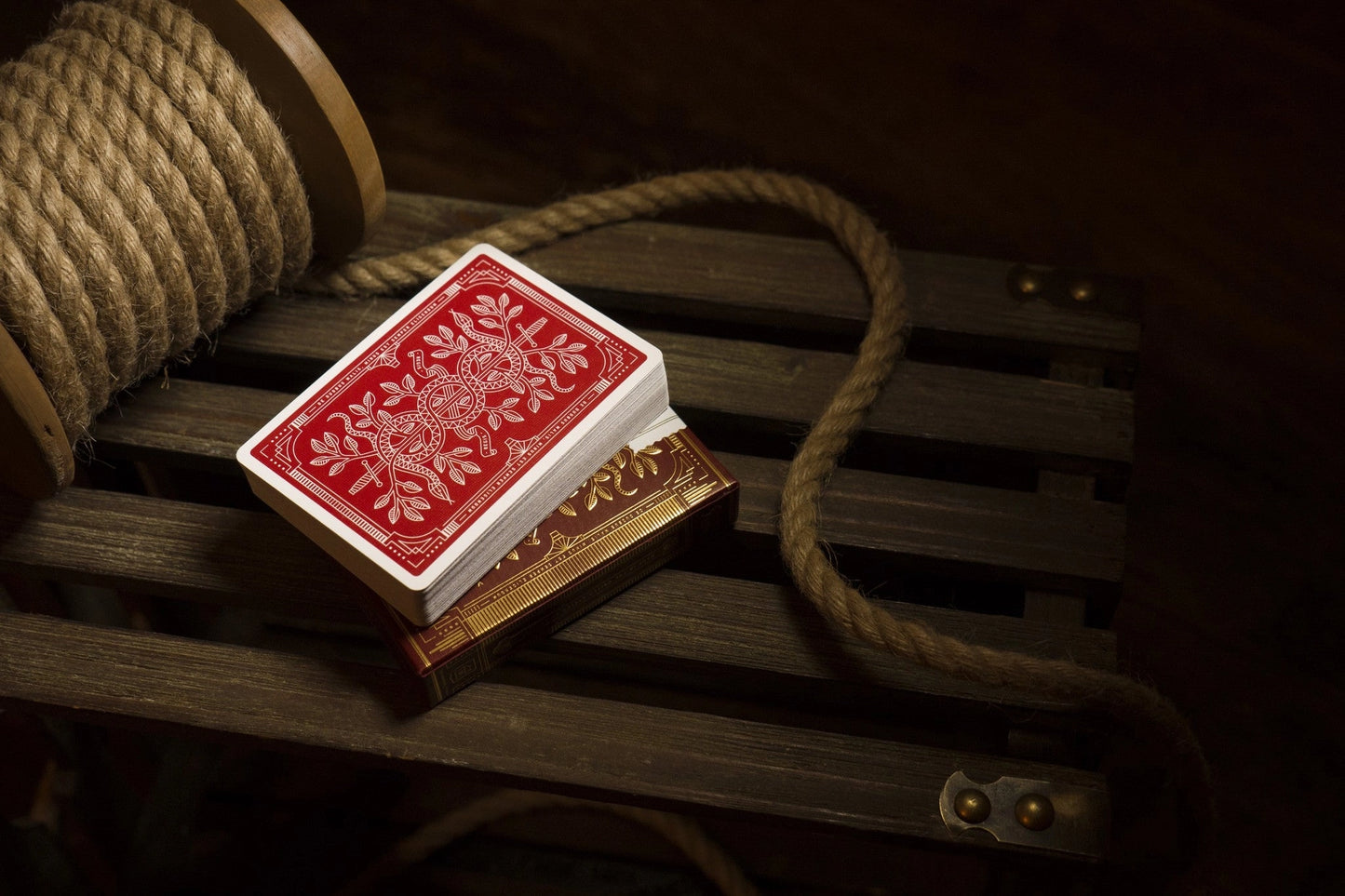Red Monarchs Playing Card Deck