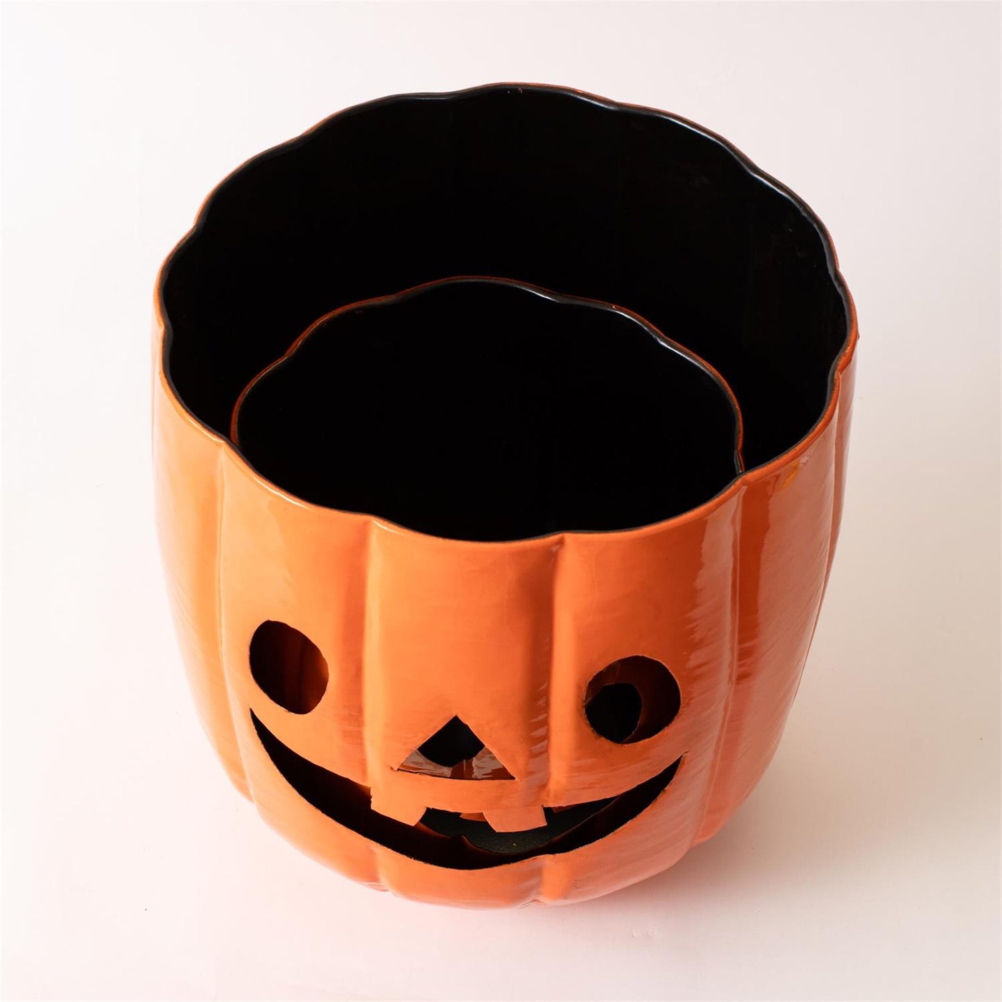 Jack O' Lantern Cutout Container