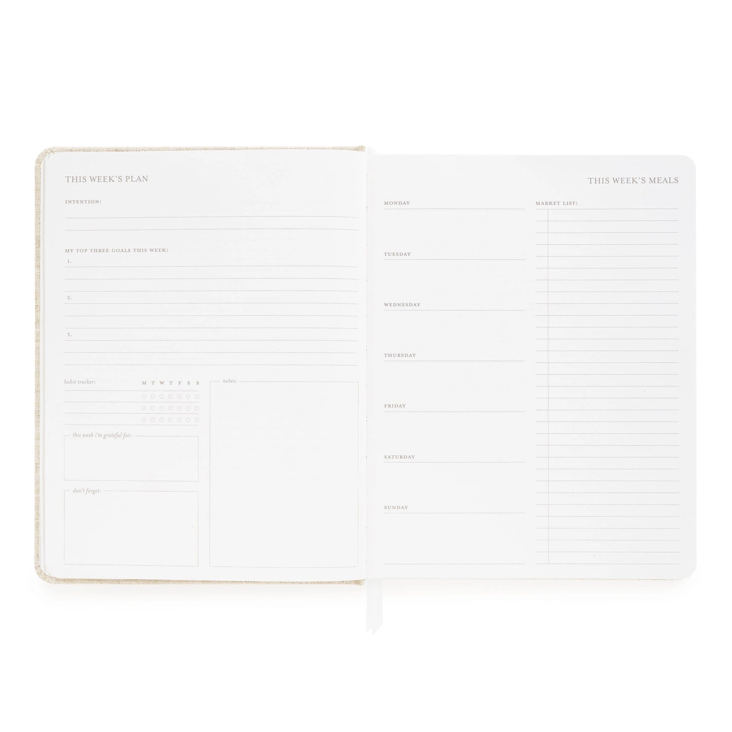 Flax Daily Planner - Undated by Sugar Paper