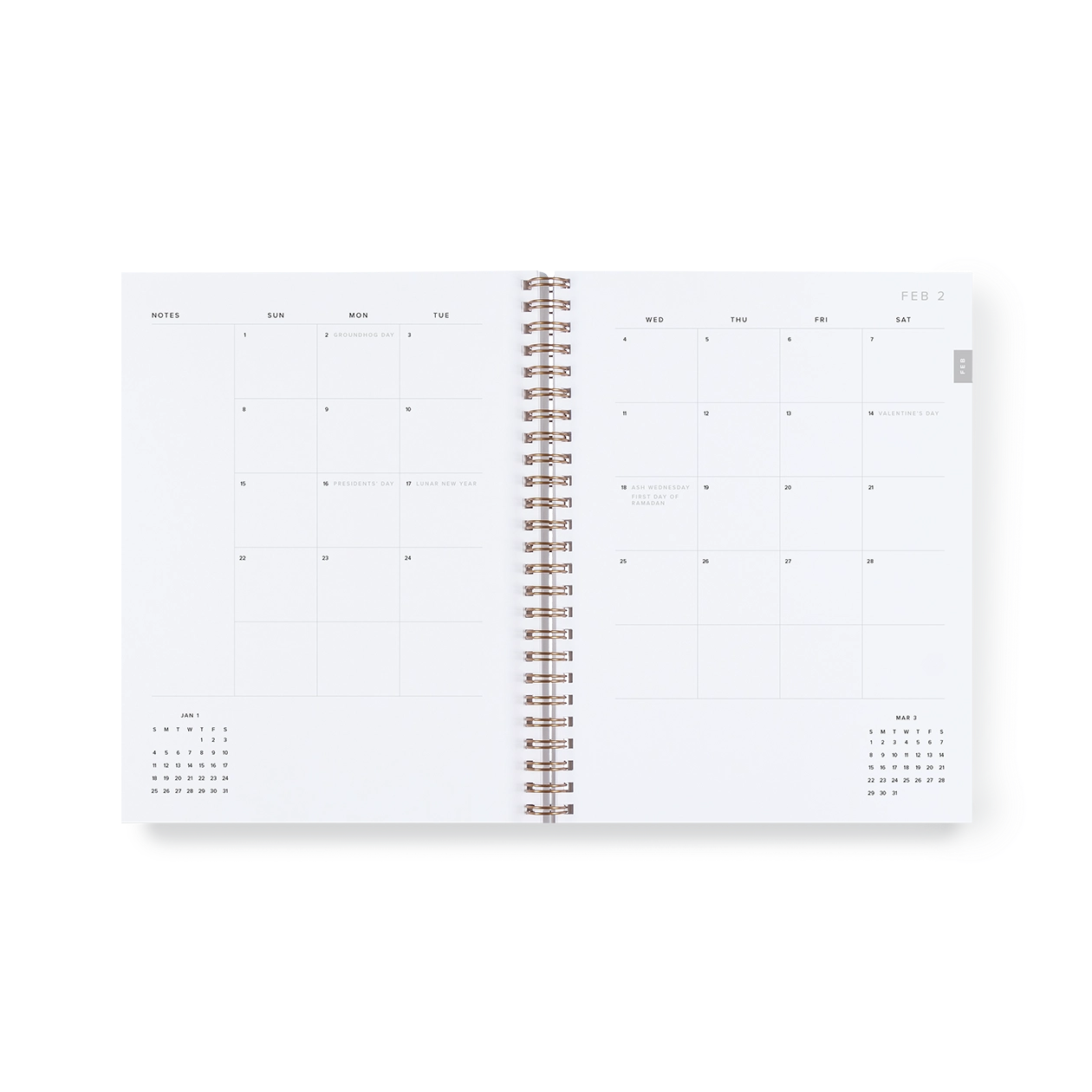 Appointed 2027 Compact Task Planner
