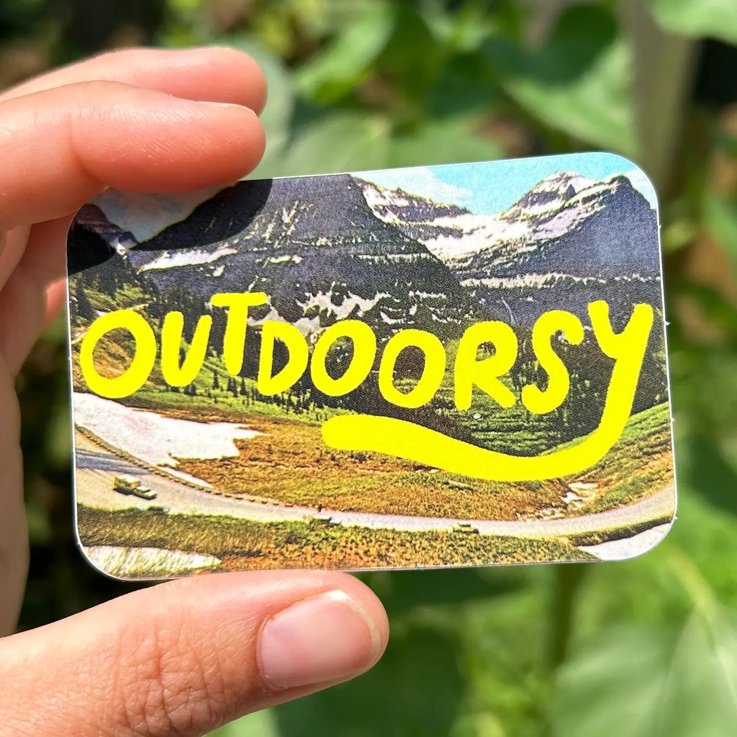 Outdoorsy Vinyl Sticker
