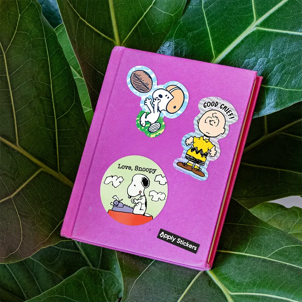 Love Snoopy Typewriter Sticker