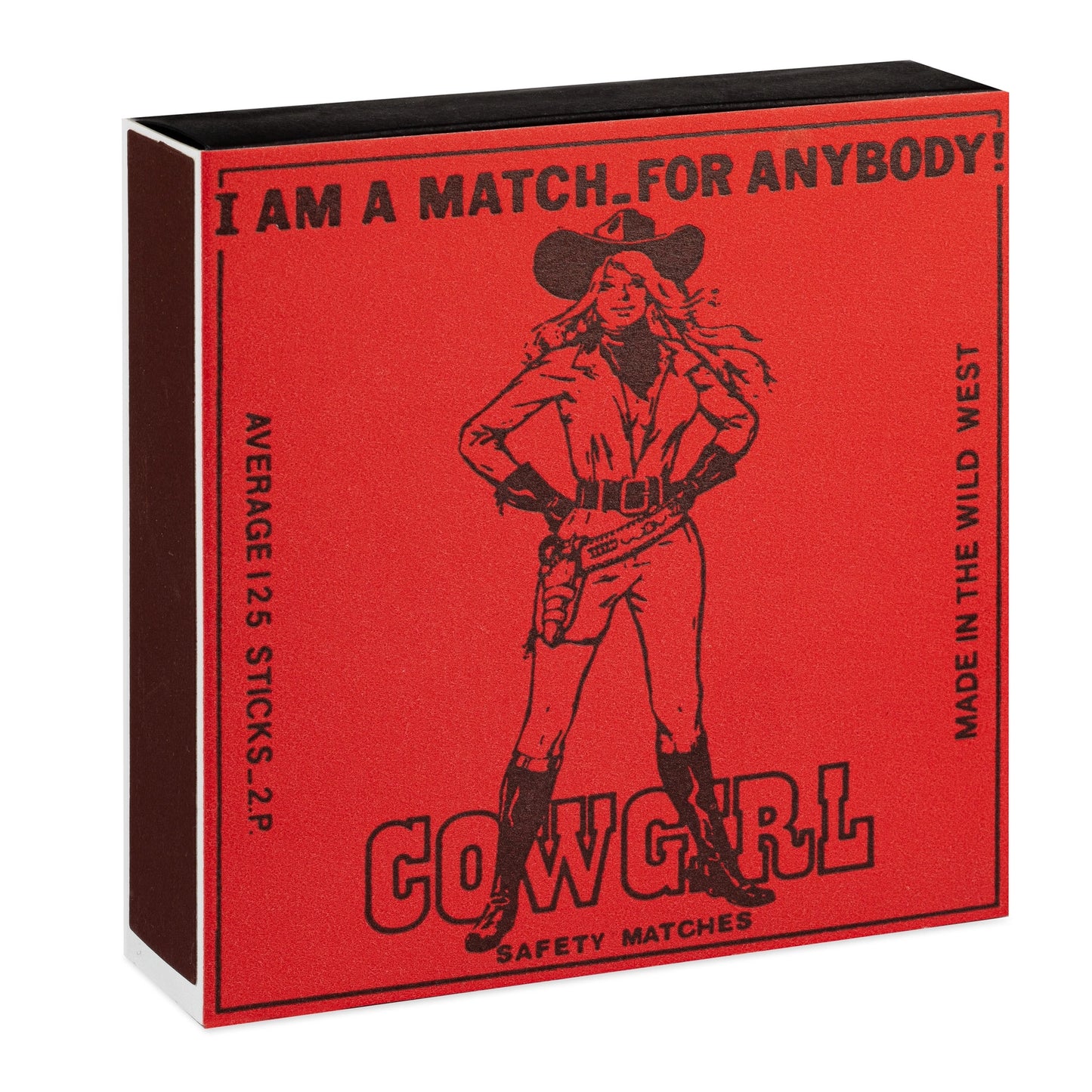 Cowgirl Matchbox