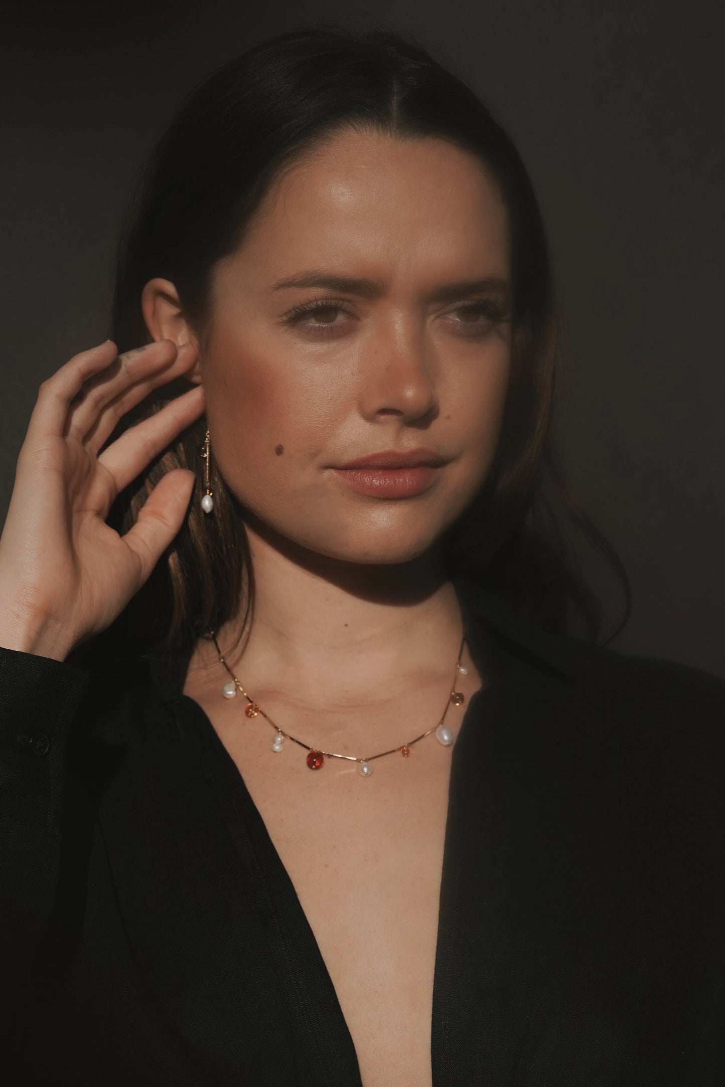 Fête Necklace - Tan by Lindsay Lewis