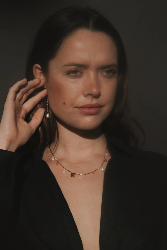 Fête Necklace - Tan by Lindsay Lewis