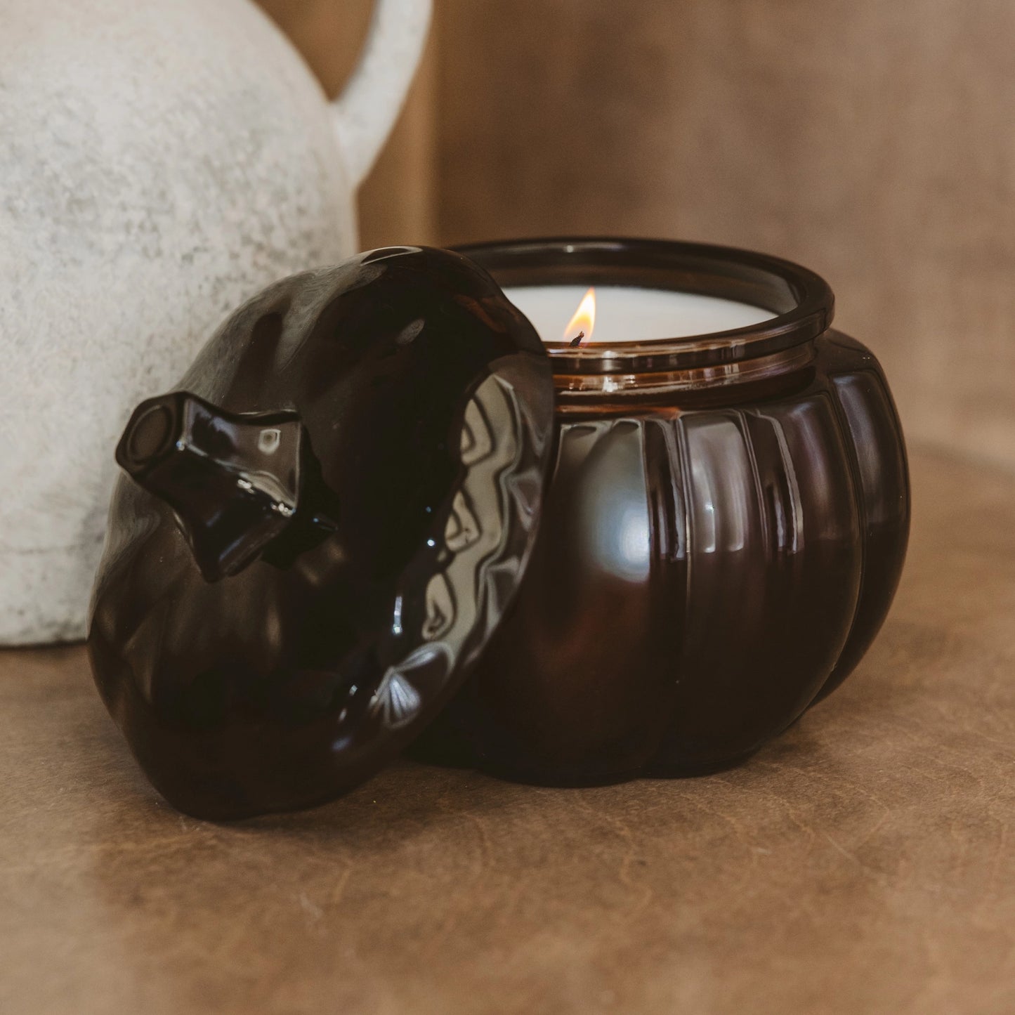 Hello Fall Pumpkin Jar Candle