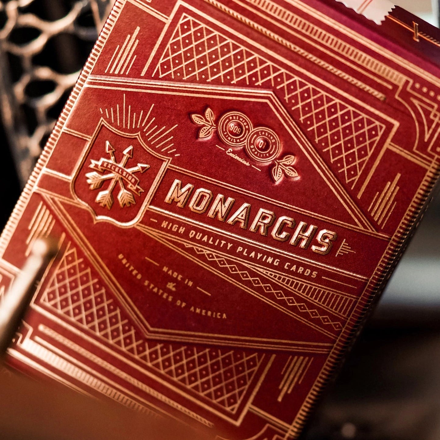 Red Monarchs Playing Card Deck