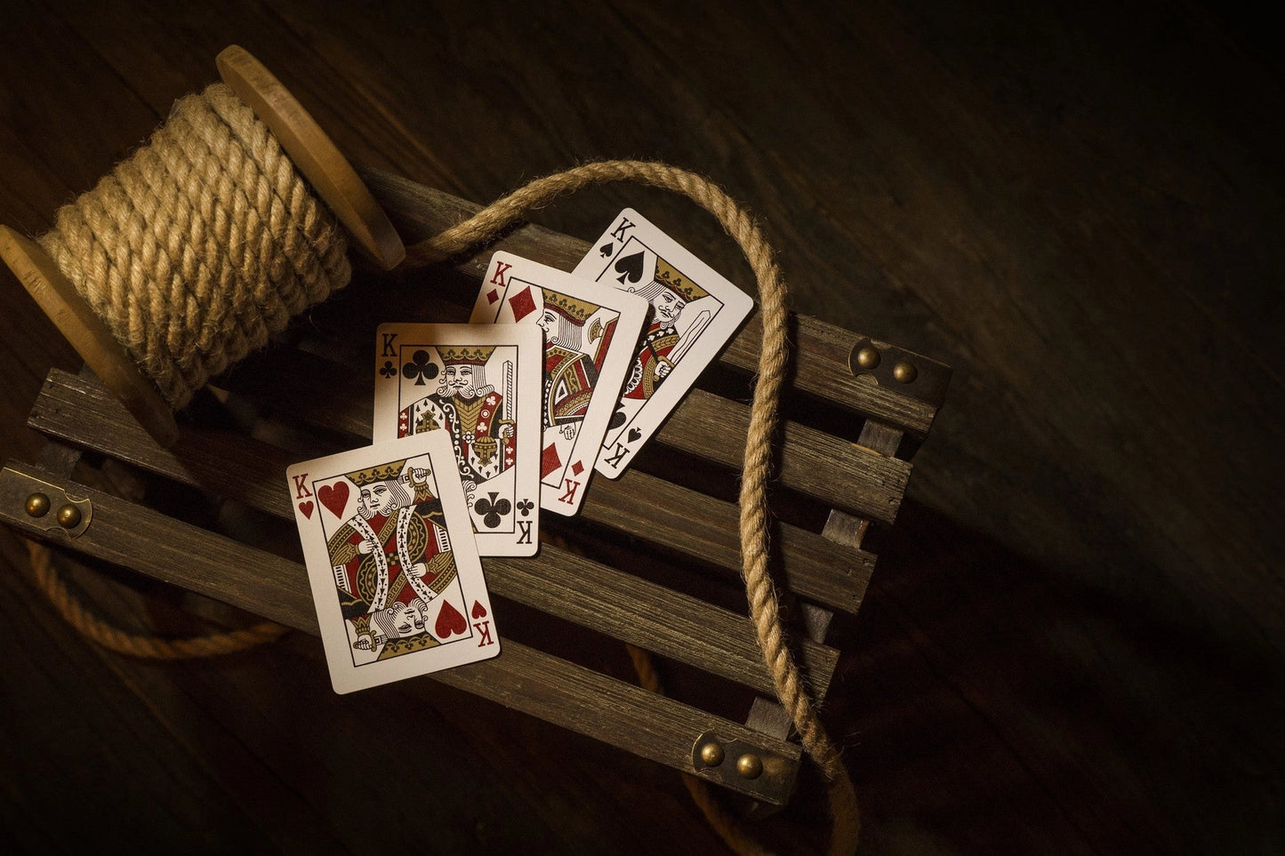 Red Monarchs Playing Card Deck