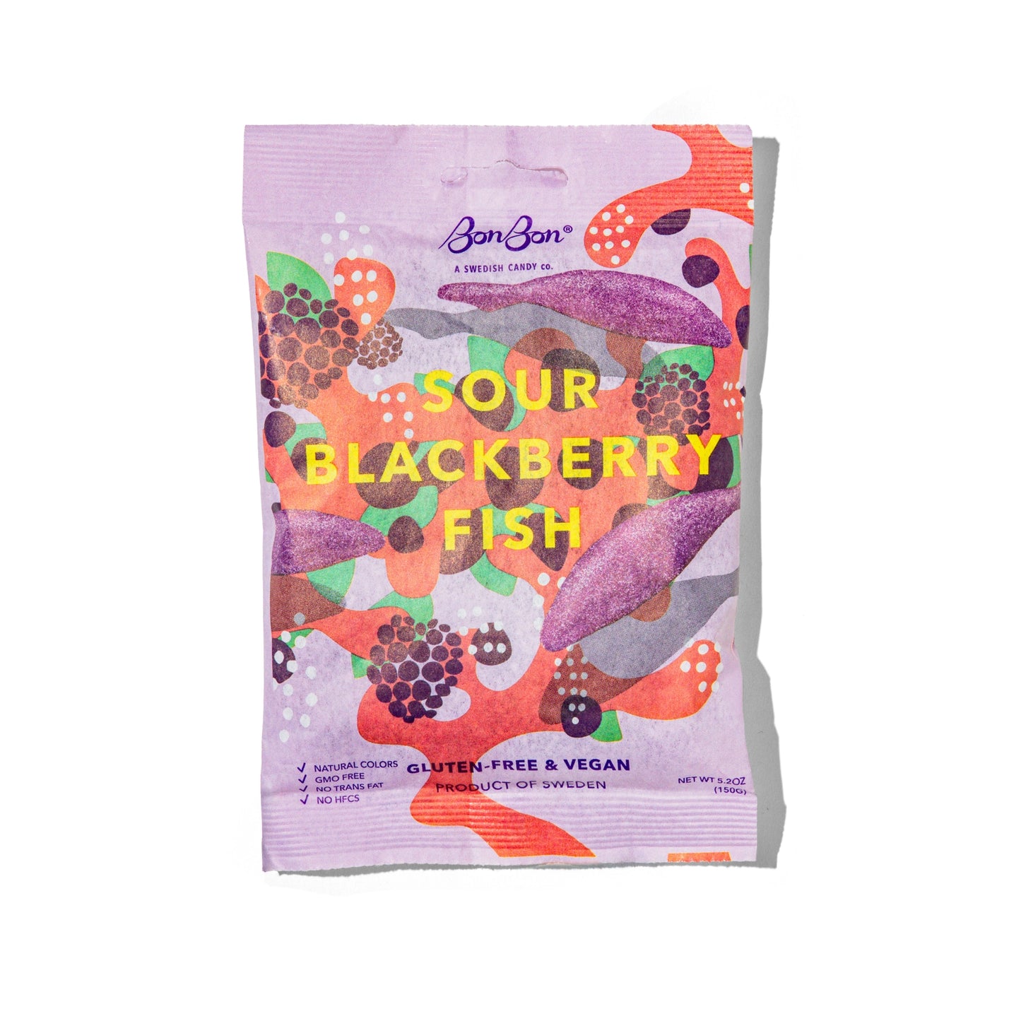 BonBon Sour Blackberry Fish Swedish Candy