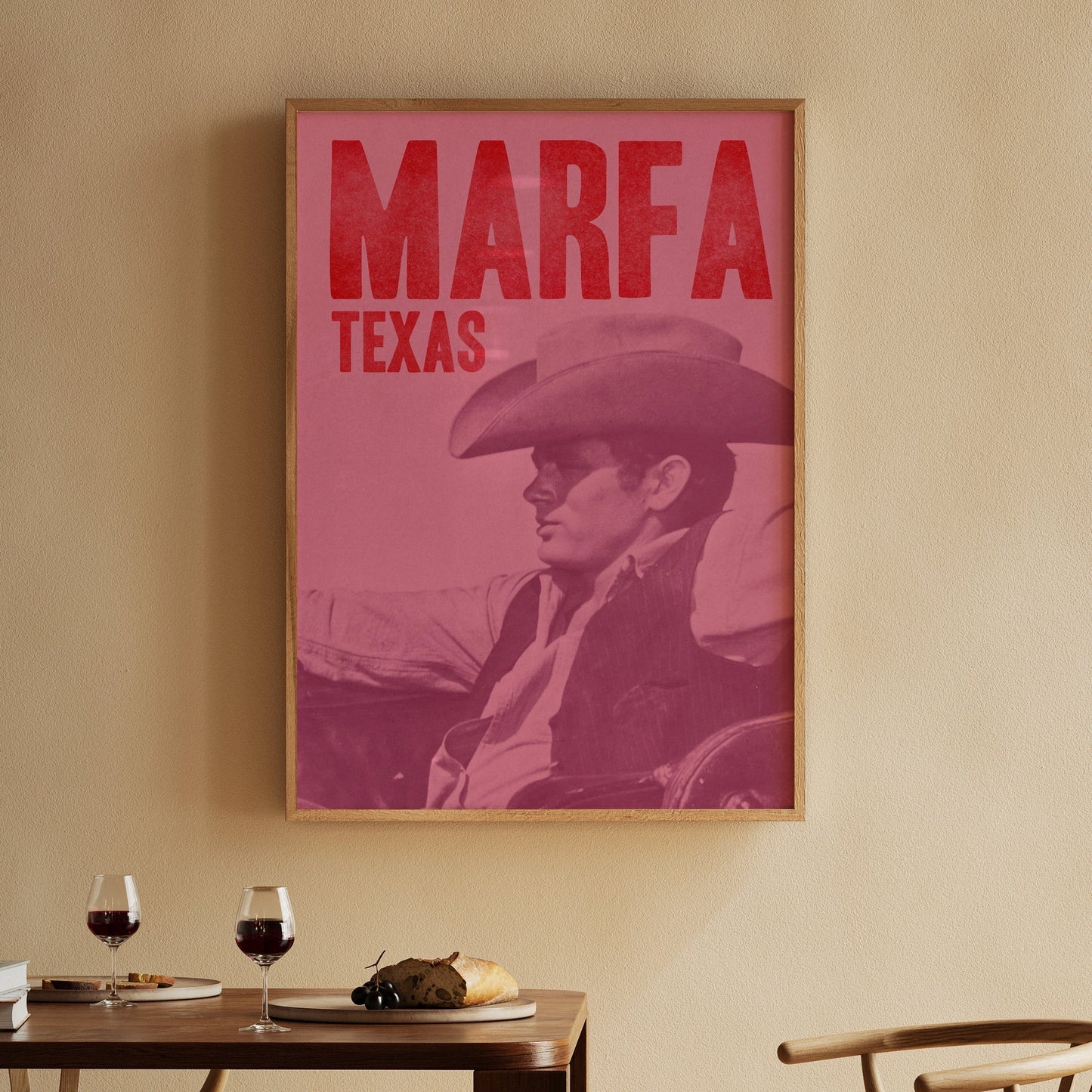 Marfa Cowboy Art Print