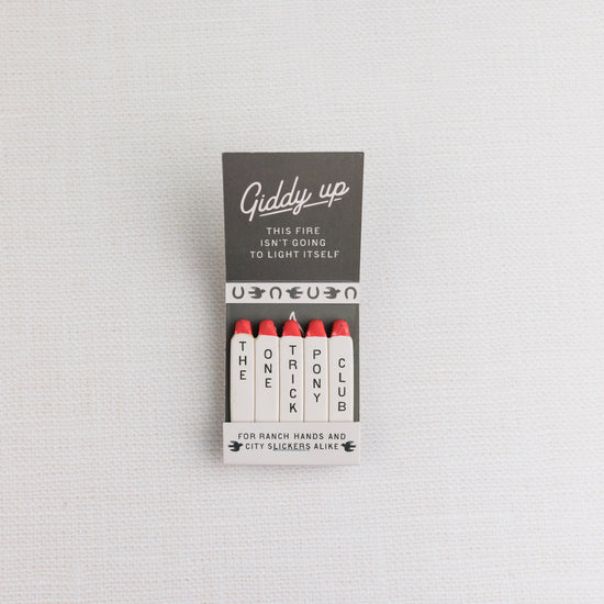 One Trick Pony Club Matchbook by Morgan Lacey Hart