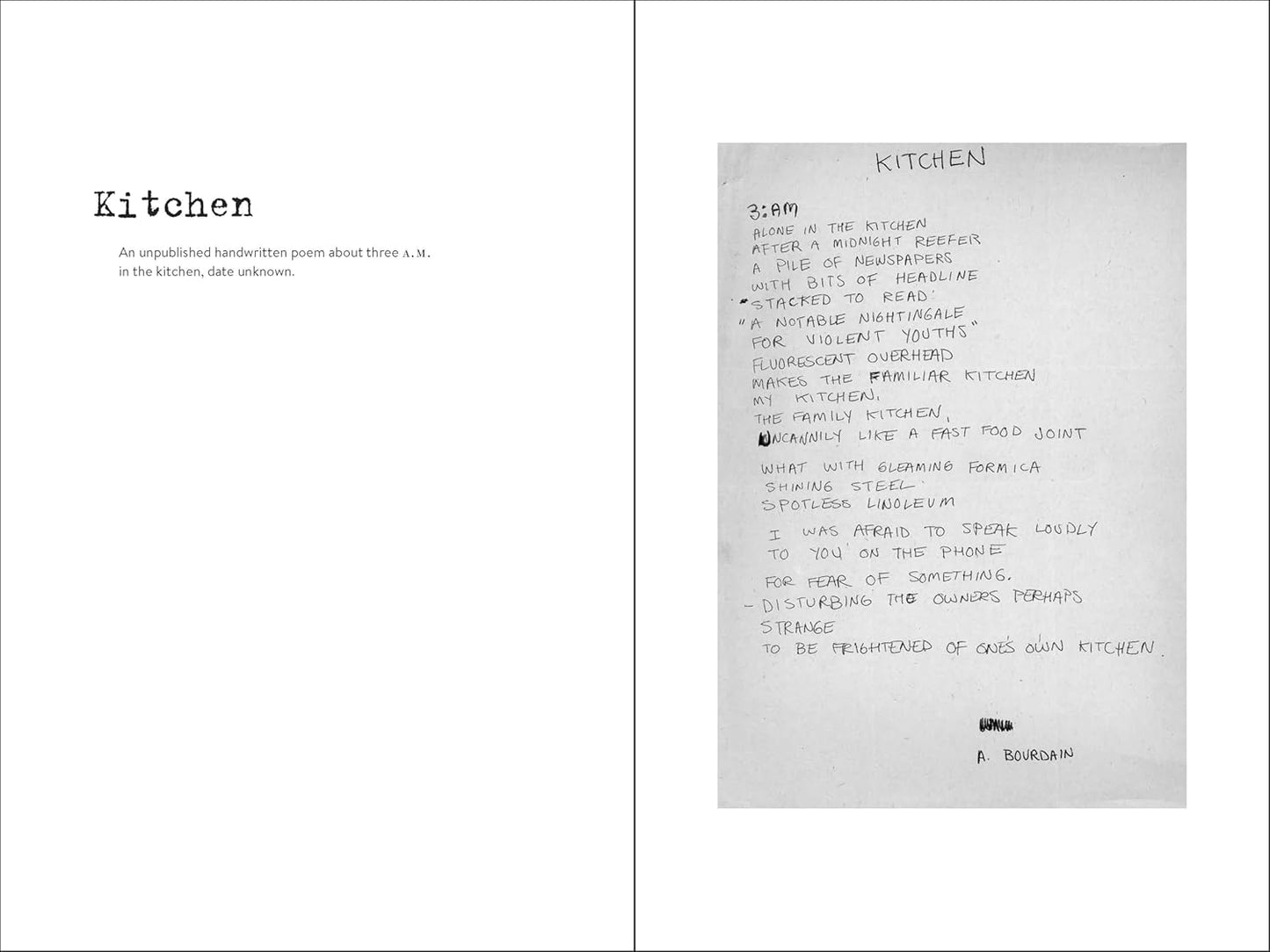 The Anthony Bourdain Reader