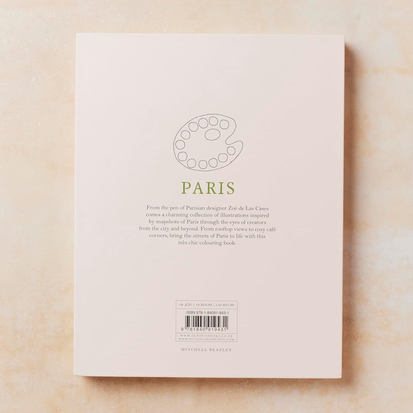 Zoé de Las Cases Coloring Book - Paris