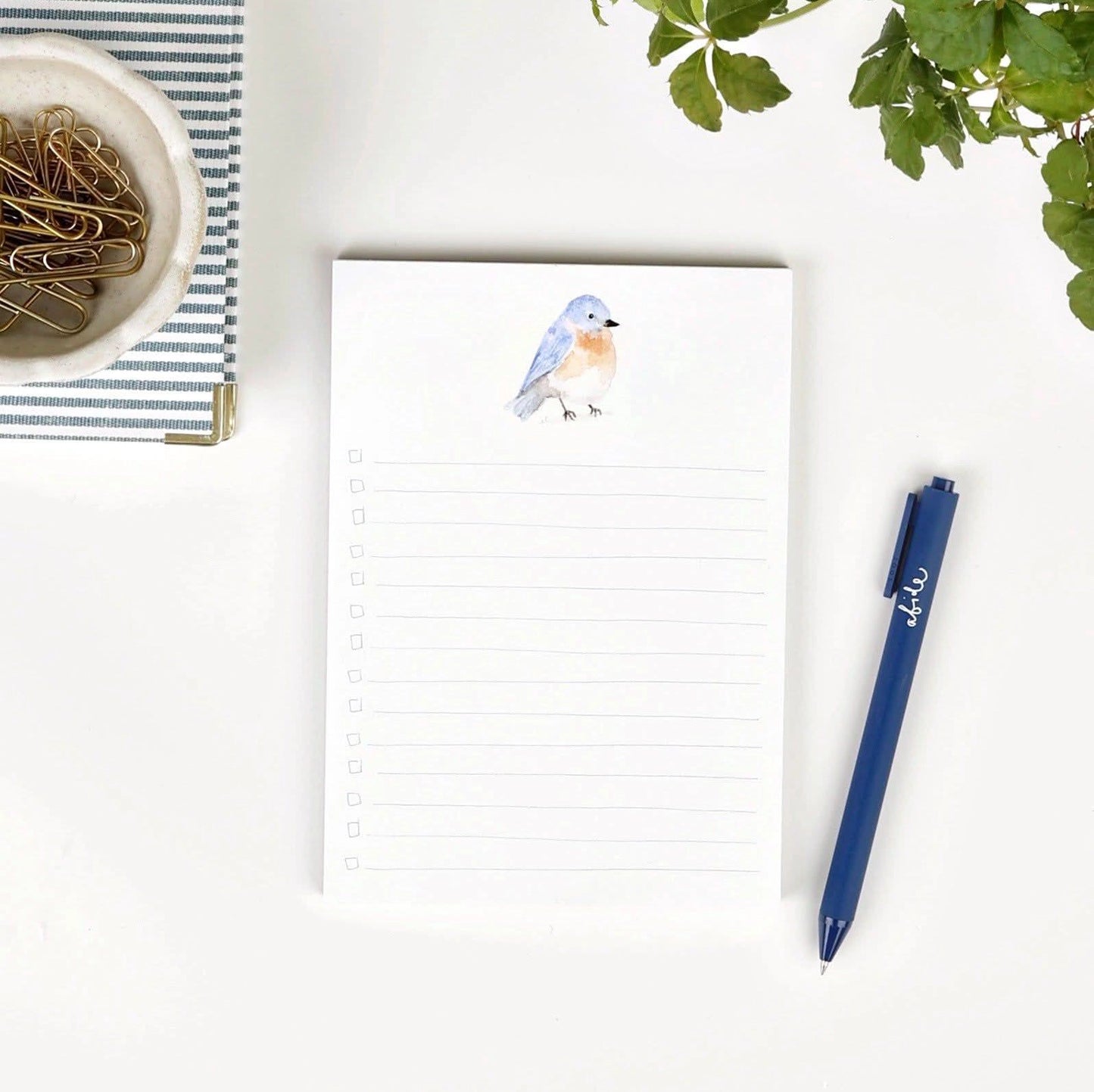 Bluebird Everyday Checklist Notepad