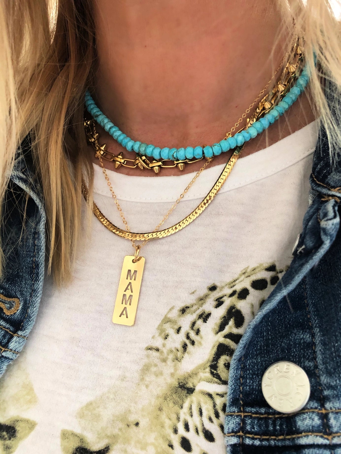 Turquoise Beaded Necklace