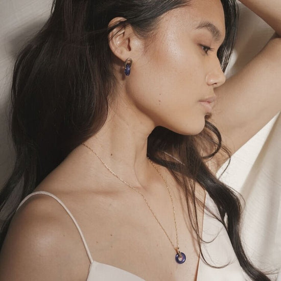 Anna Necklace - Cobalt by Lindsay Lewis