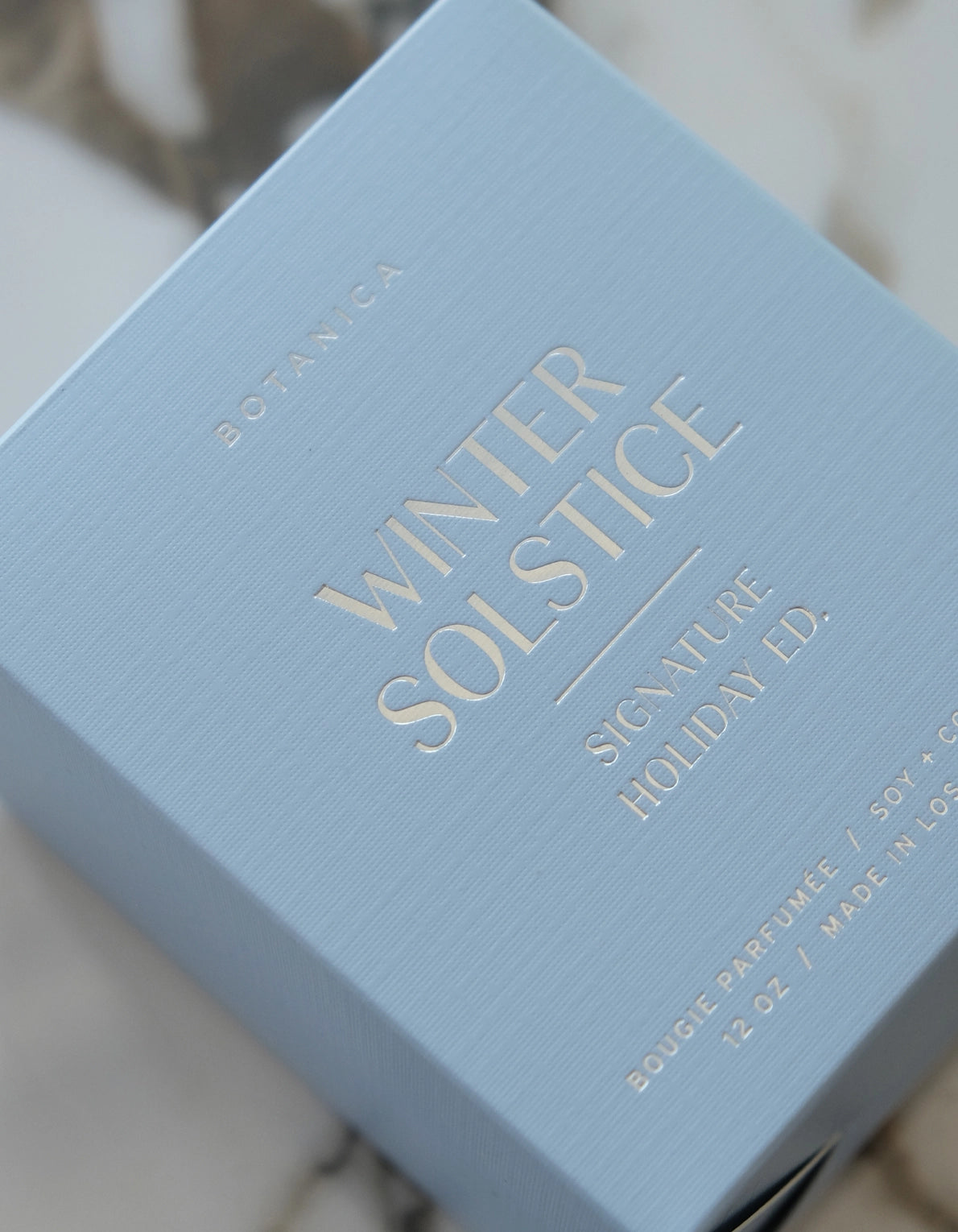 Winter Solstice Signature Holiday Candle