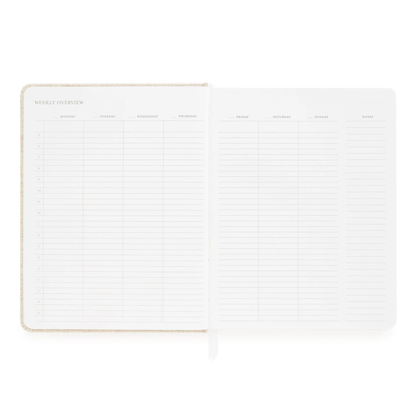 Flax Daily Planner - Undated by Sugar Paper