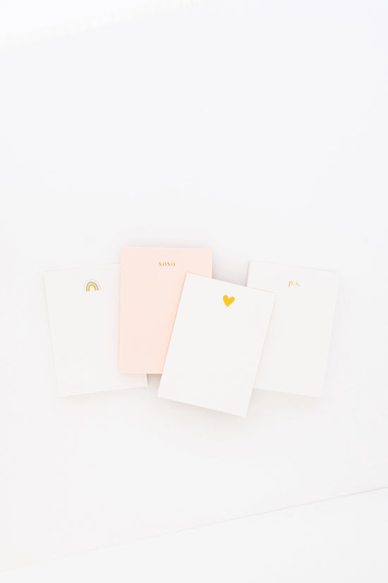 Gold Heart Mini Notepad by Sugar Paper